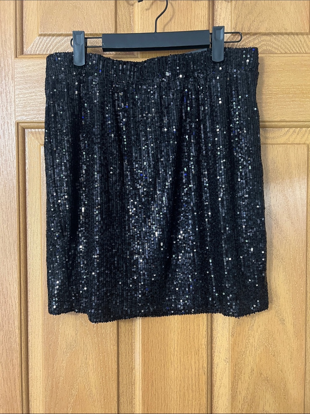 Maurices Black Sequin Mini Skirt